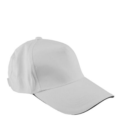 Picture of CAP full (ADULT) WHITE cotton