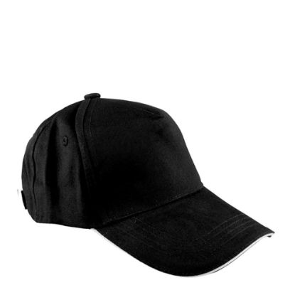 Εικόνα της CAP full (ADULT) BLACK cotton