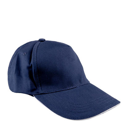 Εικόνα της CAP full (ADULT) BLUE NAVY cotton