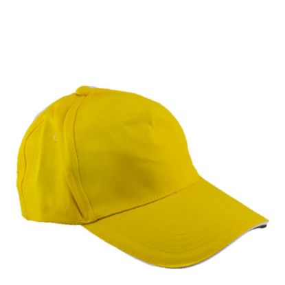 Picture of CAP full (ADULT) YELLOW cotton