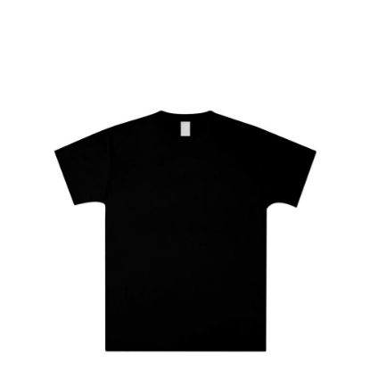 Εικόνα της Cotton T-Shirt (KIDS 5-6 years) BLACK 150gr