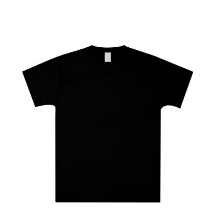 Picture of Cotton T-Shirt (KIDS 9-11 years) BLACK 150gr