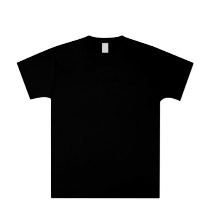 Picture of Cotton T-Shirt (KIDS 12-14 years) BLACK 150gr