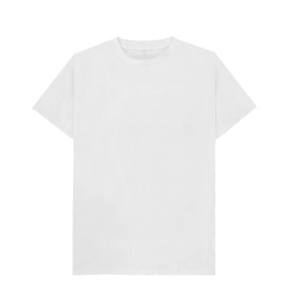 Picture of Cotton T-Shirt (UNISEX Small) WHITE 150gr