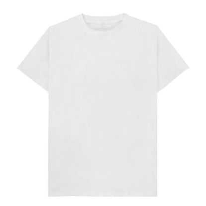 Εικόνα της Cotton T-Shirt (UNISEX 2XLarge) WHITE 150gr