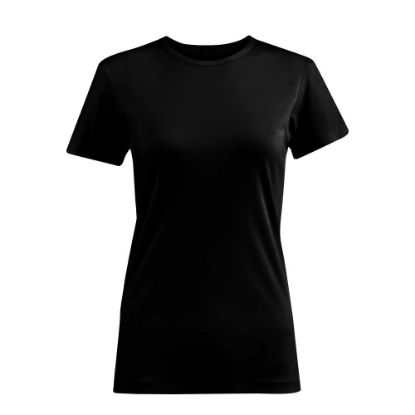 Εικόνα της Cotton T-Shirt (WOMEN XLarge) BLACK 150gr