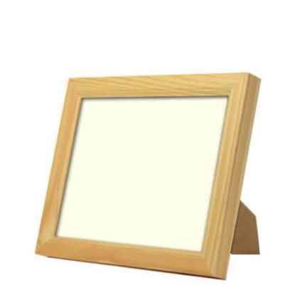 Εικόνα της Wood Photo Frame - Light Brown 20.2x25.2cm (Functional)