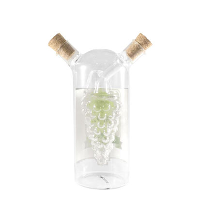 Picture of GLASS BOTTLE - CRUET/GRAPE (with Patch)
