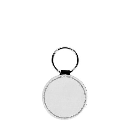 Picture of KEY-RING - LEATHER 2sided (Round)