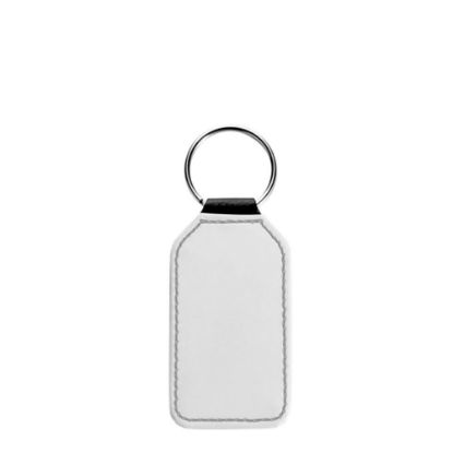 Picture of KEY-RING - LEATHER 2sided (Rectangle)