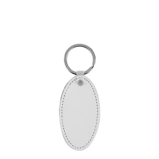 Picture of KEY-RING - LEATHER 1sided (Oval)