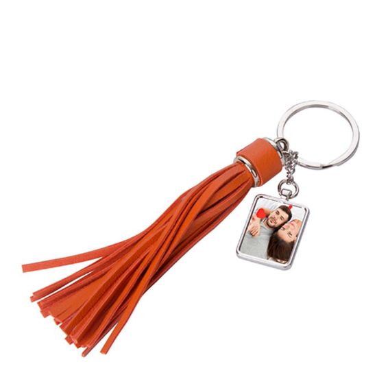 Picture of KEY-RING -Tassel (ORANGE long) SQUARE