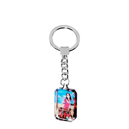 Picture of KEY-RING - CRYSTAL (Rectangular)