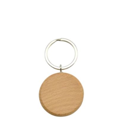 Picture of KEY-RING - WOODEN (Round)