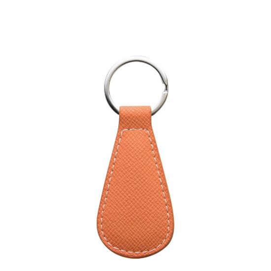 Picture of KEY-RING - PU LEATHER (WaterDrop) ORANGE