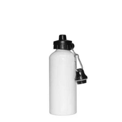 Picture of WATER BOTTLE - ALUM. 500ml - WHITE 2caps