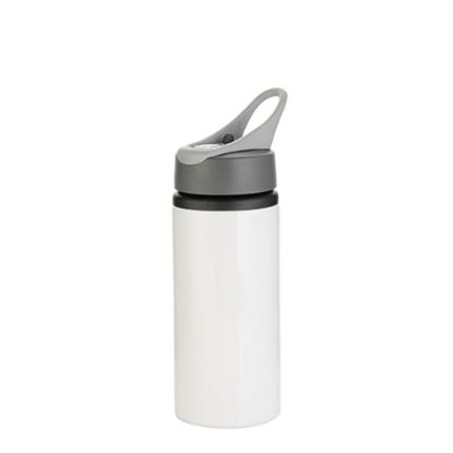 Picture of WATER BOTTLE - ALUMINUM (WHITE) 650ml handle