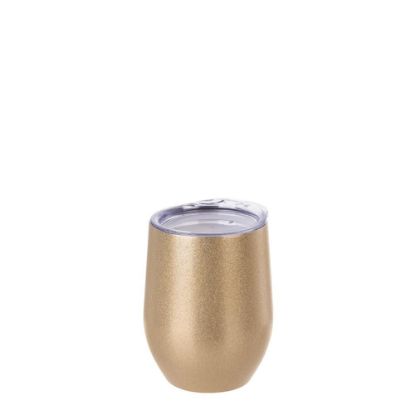 Picture of Stemless Cup 12oz (Glitter Gold)
