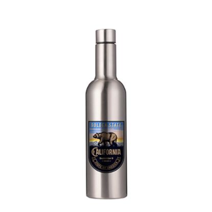 Picture of BOTTLE WINE shape 750ml SILVER