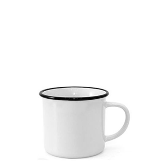 Picture of MUG  8oz (CERAMIC ENAMEL) BLACK rim