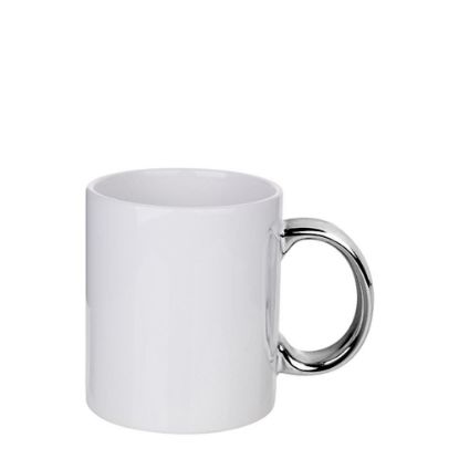 Picture of MUG 11oz - MIRROR handle - SILVER