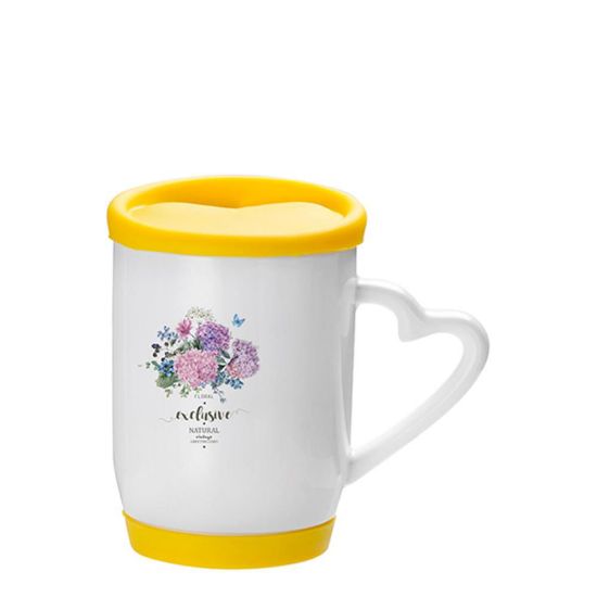 Picture of MUG 12oz (Silicon Lid & Base) YELLOW