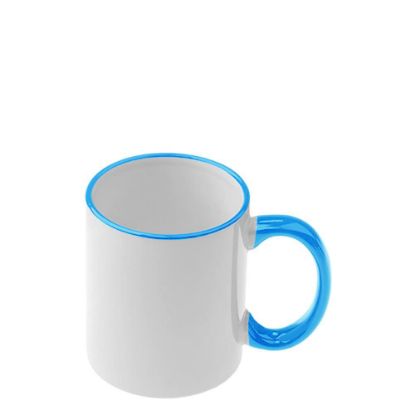 Picture of MUG 11oz - RIM & HANDLE - BLUE LIGHT