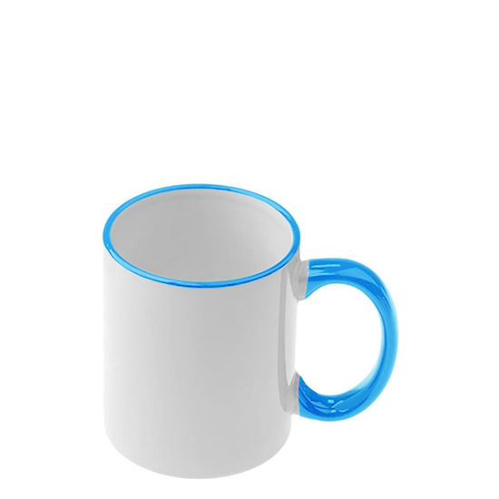 Picture of MUG 11oz - RIM & HANDLE - BLUE LIGHT