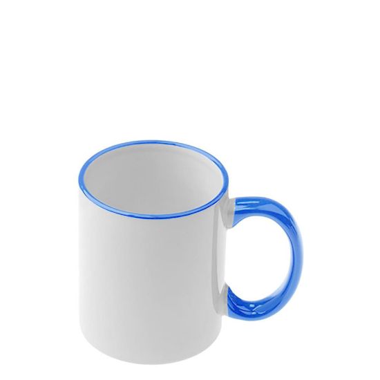 Picture of MUG 11oz - RIM & HANDLE - MEDIUM BLUE