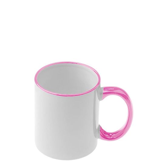 Picture of MUG 11oz - RIM & HANDLE - PINK