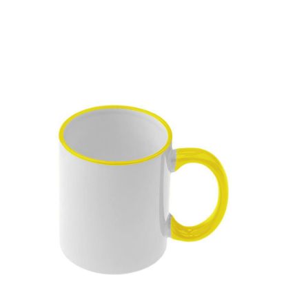 Picture of MUG 11oz - RIM & HANDLE - YELLOW