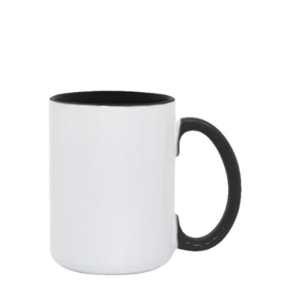 Picture of MUG 15oz -  INNER & HANDLE - BLACK