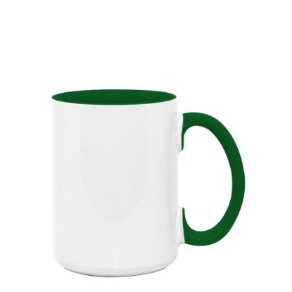 Picture of MUG 15oz -  INNER & HANDLE - GREEN