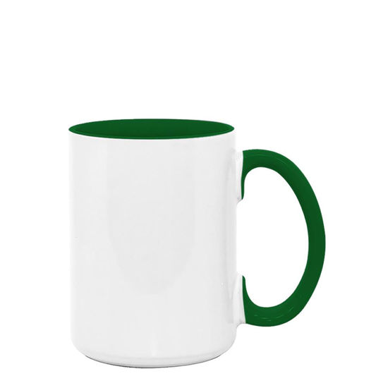 Picture of MUG 15oz -  INNER & HANDLE - GREEN