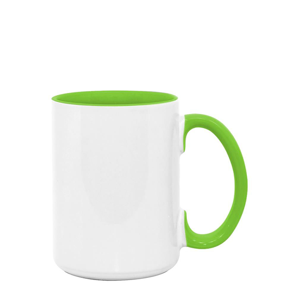 ECO Tumbler coffee mug light green lid Sublimation Thermal Transfer Light  green, MUGS AND CERAMICS \ MUGS \ THERMAL MUGS AND TUMBLERS