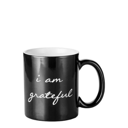 Picture of MUG CHANGING COLOR 11oz. (BLACK) GRATEFUL engraved