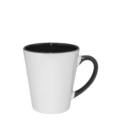 Picture of MUG 12oz - INNER & HANDLE/Latte - BLACK