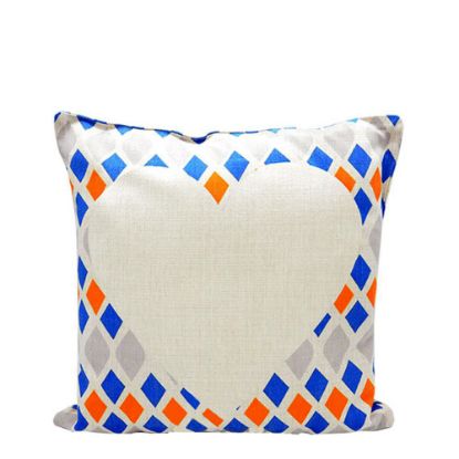 Picture of PILLOW - COVER (LINEN gemoteric) 40x40cm