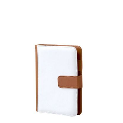 Picture of NOTEBOOK FOLDED English Agenda - BROWN