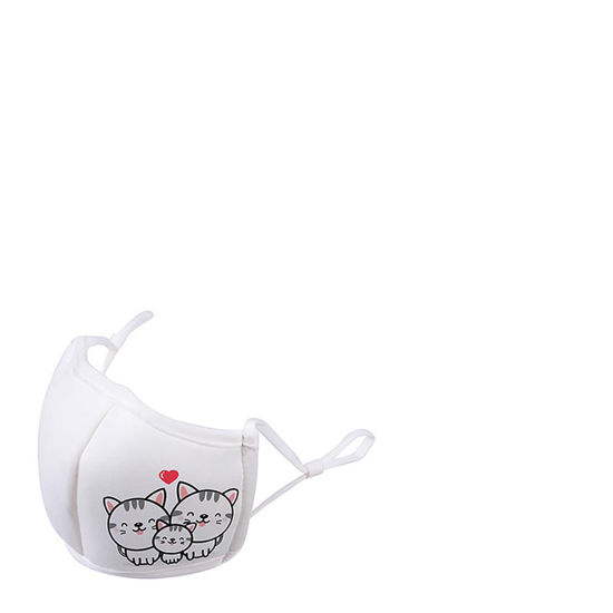 Picture of Face Mask KIDS 3D White/White (non medical) 10x15cm