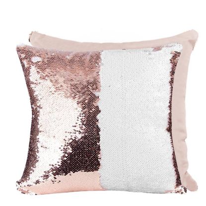 Εικόνα της PILLOW - COVER Sequin (CHAMPAGNE) 40x40cm