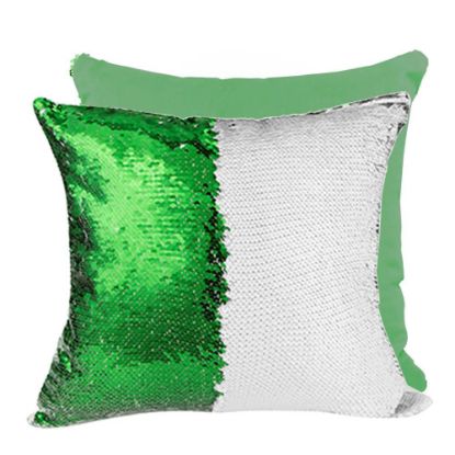 Picture of PILLOW - COVER Sequin (GREEN) 40x40cm
