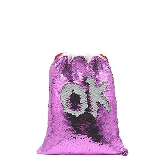 Picture of SACK - SEQUIN purple (40x30cm)