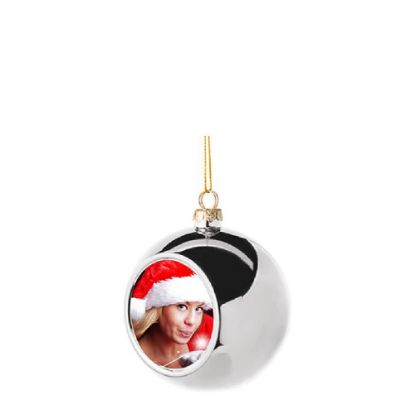 Picture of XMAS - BALL 8cm/SILVER