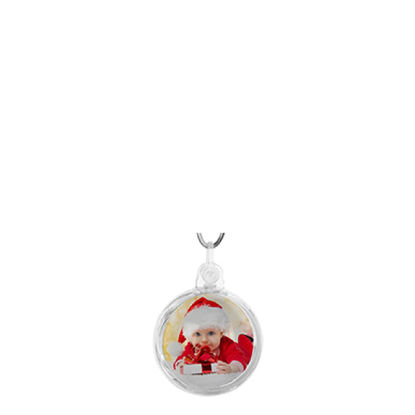 Picture of XMAS - ORNAMENT plastic Round (D. 4.3cm)