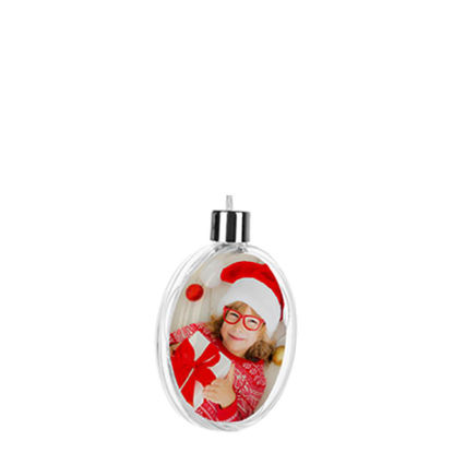 Picture of XMAS - ORNAMENT plastic Round (D. 7.5cm)