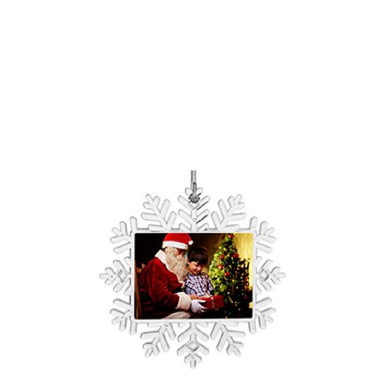 Picture of XMAS - ORNAMENT plastic Snowflake (10.5x10.5)