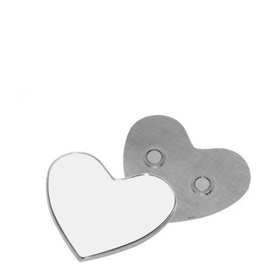 Picture of FRIDGE MAGNET (METAL) -HEART         diam.6.0