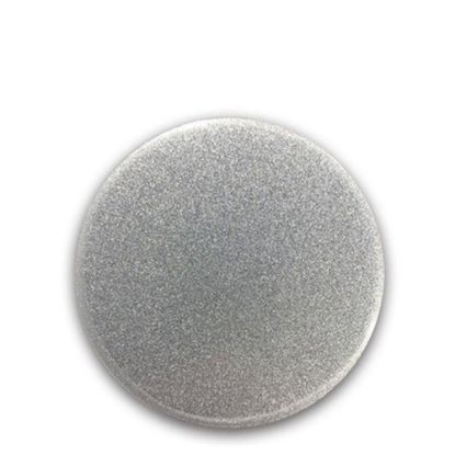 Picture of FRIDGE MAGNET -ALUM. (SILVER) ROUND 11x11cm