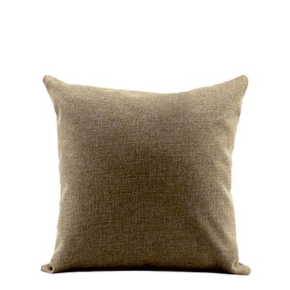 Picture of PILLOW - COVER (LINEN brown mid) 40x40cm